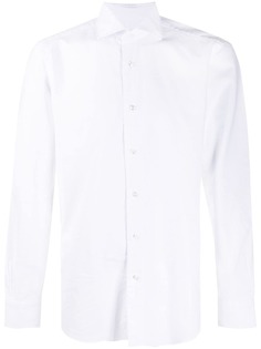 Barba рубашка с косым воротником