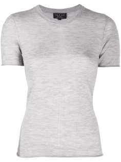 Rag & Bone кашемировый топ с короткими рукавами
