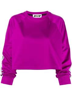 MSGM укороченная толстовка с логотипом