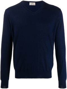 Corneliani джемпер тонкой вязки с V-образным вырезом