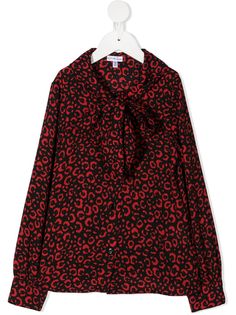 Piccola Ludo присборенная блузка с цветочным принтом