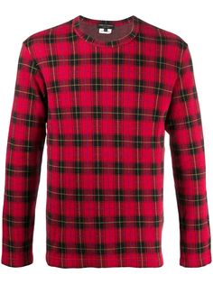Comme Des Garçons Homme Plus топ в клетку тартан