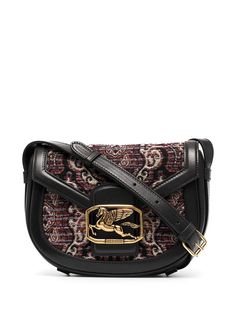 Etro сумка через плечо с жаккардовым логотипом