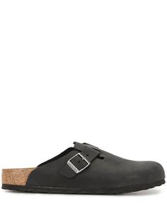 Birkenstock слиперы Boston с пряжкой