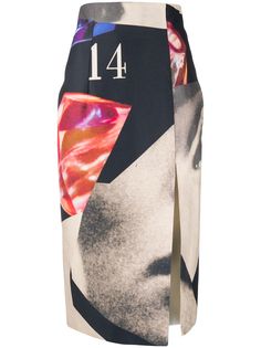 16Arlington платье миди с принтом