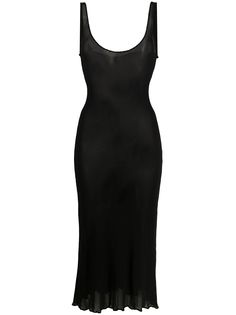 Jean Paul Gaultier Pre-Owned прозрачное платье миди 2000-х годов