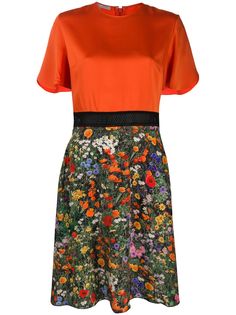 Stella McCartney платье миди с цветочным принтом