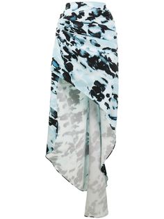 16Arlington юбка Aster с асимметричным подолом и драпировкой