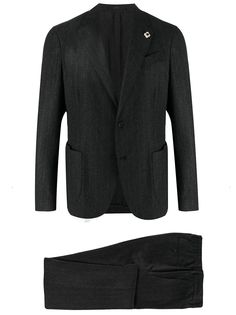 Lardini костюм-двойка в тонкую полоску