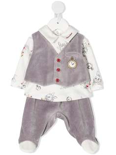 Monnalisa ромпер с жилетом