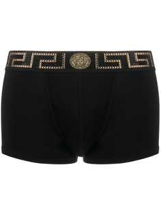 Versace боксеры с декором Greca