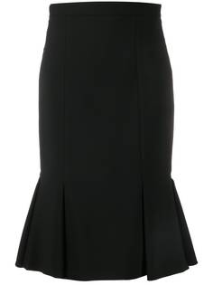 Alexander McQueen юбка с баской