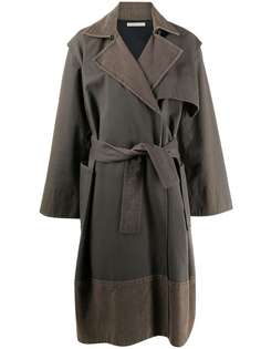 Balenciaga Pre-Owned драпированное пальто 2000-х годов с завязками