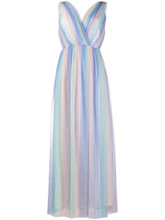 Olivia Rubin полосатое платье макси с эффектом омбре