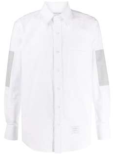 Thom Browne рубашка с нашивками на локтях