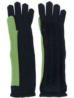Balenciaga длинные трикотажные перчатки
