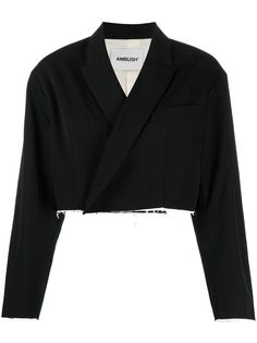 AMBUSH укороченный пиджак строгого кроя