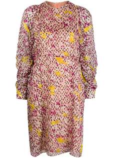 Lala Berlin платье миди с абстрактным принтом