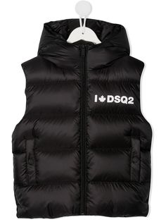 Dsquared2 Kids дутый жилет с логотипом