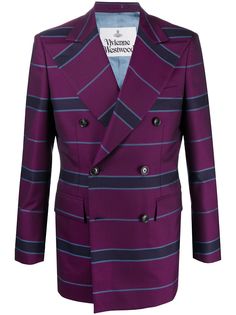 Vivienne Westwood двубортный пиджак в полоску