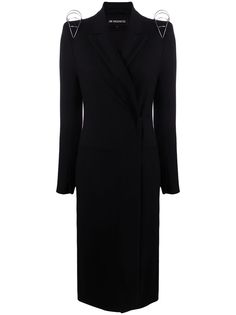 Ann Demeulemeester приталенное пальто-миди