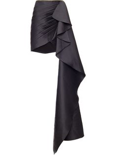 PatBO юбка мини асимметричного кроя с драпировкой