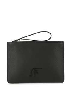 Salvatore Ferragamo клатч с логотипом