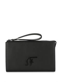 Salvatore Ferragamo клатч с логотипом