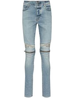 AMIRI джинсы скинни MX2 со вставками