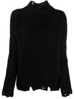 Thom Krom свитер с эффектом потертости