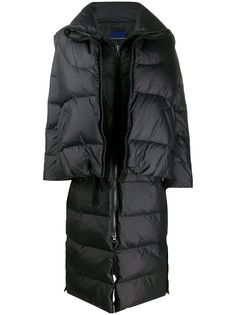 SJYP длинное стеганое пальто