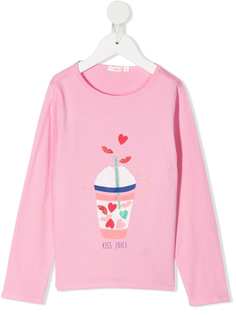 Billieblush футболка Kiss Juice с длинными рукавами