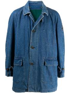 Valentino Pre-Owned длинная джинсовая куртка 1980-х годов
