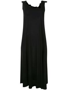 Yohji Yamamoto платье с вырезами на воротнике