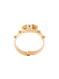 Chanel Pre-Owned декорированное кольцо 2002-го года с логотипом CC