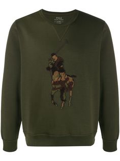 Polo Ralph Lauren толстовка с круглым вырезом и вышивкой