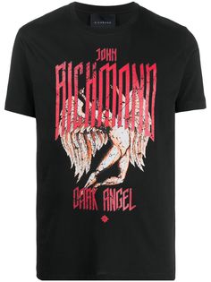 John Richmond футболка с принтом Dark Angel