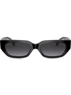 Valentino Eyewear солнцезащитные очки в прямоугольной оправе с логотипом VLogo