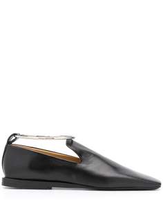 Jil Sander лоферы со съемным браслетом
