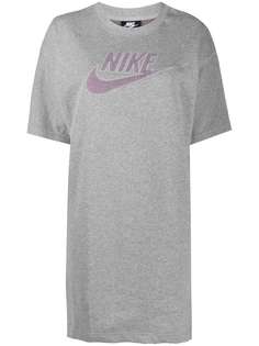 Nike платье-футболка с логотипом