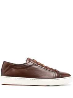 Santoni кеды на шнуровке
