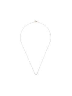 Natalie Marie колье Tiny Half Moon из желтого золота с подвеской