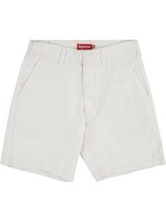 Supreme однотонные шорты