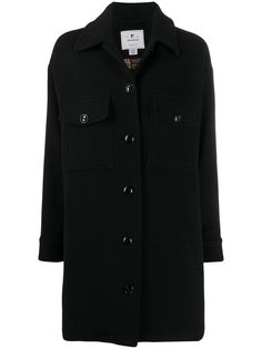 Woolrich пальто оверсайз с бахромой