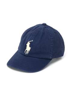 Ralph Lauren Kids кепка с вышитым логотипом