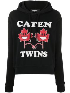Dsquared2 толстовка Caten Twins с капюшоном