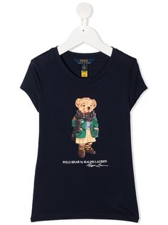 Ralph Lauren Kids футболка с принтом