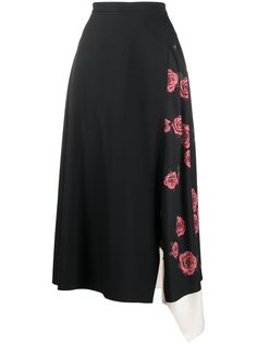 Ports 1961 юбка миди Longette с цветочным принтом