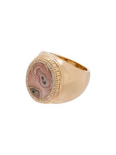 O Thongthai кольцо из желтого золота с бриллиантами