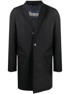 Herno однобортное пальто